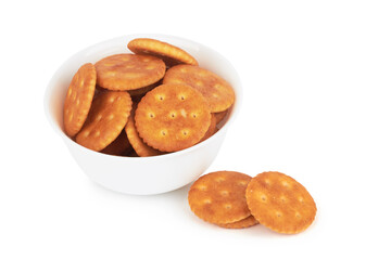 Round salted cracker