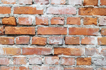 Wall from old bricks. Perfect as a background or texture.