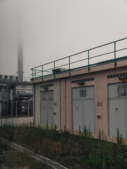 Old oil refinery in Matosinhos buildings, Portugal