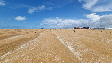sand dunes in the ocean