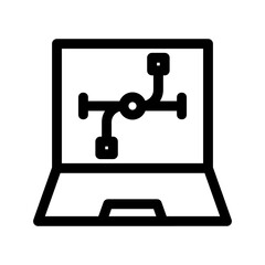 bezier icon or logo isolated sign symbol vector illustration - high quality black style vector icons
