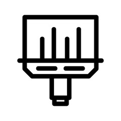 brush icon or logo isolated sign symbol vector illustration - high quality black style vector icons
