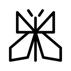 butterfly icon or logo isolated sign symbol vector illustration - high quality black style vector icons
