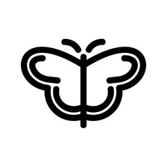 butterfly icon or logo isolated sign symbol vector illustration - high quality black style vector icons
