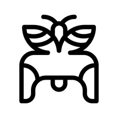 butterfly icon or logo isolated sign symbol vector illustration - high quality black style vector icons
