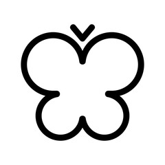 butterfly icon or logo isolated sign symbol vector illustration - high quality black style vector icons
