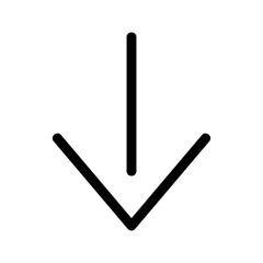 down icon or logo isolated sign symbol vector illustration - high quality black style vector icons
