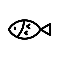 fish icon or logo isolated sign symbol vector illustration - high quality black style vector icons
