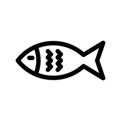 fish icon or logo isolated sign symbol vector illustration - high quality black style vector icons
