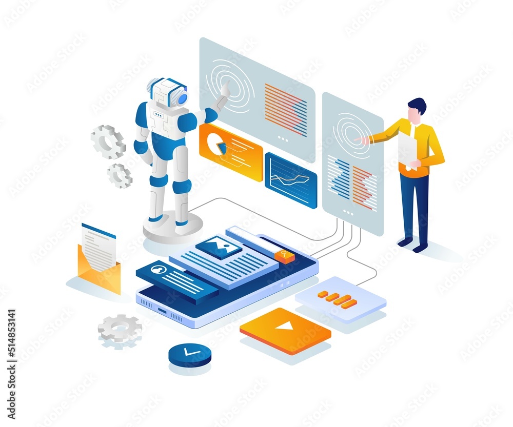 Poster Smartphone app web developer