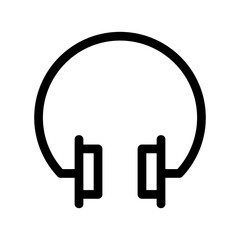 headphone icon or logo isolated sign symbol vector illustration - high quality black style vector icons
