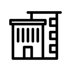 house icon or logo isolated sign symbol vector illustration - high quality black style vector icons
