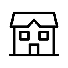 house icon or logo isolated sign symbol vector illustration - high quality black style vector icons
