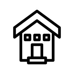 house icon or logo isolated sign symbol vector illustration - high quality black style vector icons
