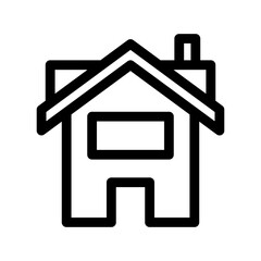 house icon or logo isolated sign symbol vector illustration - high quality black style vector icons
