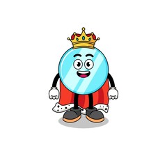 Mascot Illustration of mirror king