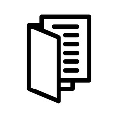 portfolio icon or logo isolated sign symbol vector illustration - high quality black style vector icons
