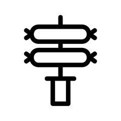 sausage icon or logo isolated sign symbol vector illustration - high quality black style vector icons
