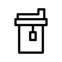 tea icon or logo isolated sign symbol vector illustration - high quality black style vector icons
