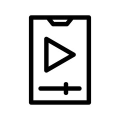 video icon or logo isolated sign symbol vector illustration - high quality black style vector icons
