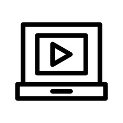 video icon or logo isolated sign symbol vector illustration - high quality black style vector icons
