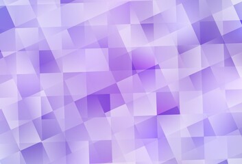 Obraz premium Light Purple vector texture in rectangular style.