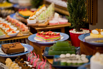 catering food, dessert and sweet, mini canapes, snacks and appetizers, food for the event, sweetmeat
