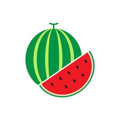 Watermelon icon design isolated on white background