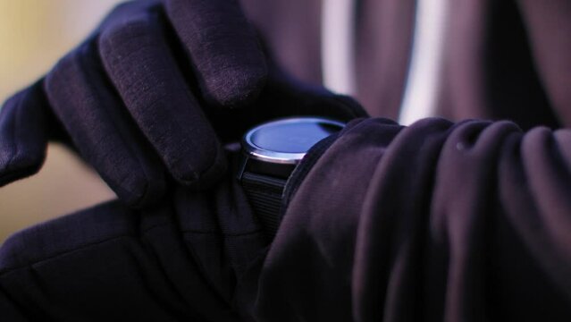 Heart rate monitor on watch. Using technology to get better performance.