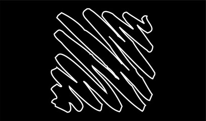 it is some random shapes stroke for your design projects