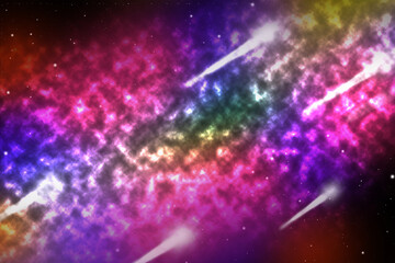 Abstract Background Universe. Beautiful Space With Stars And Galaxies