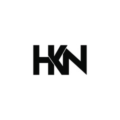 hkn letter original monogram logo design