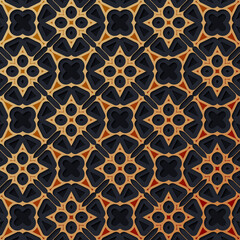 elegant dark and gold geometric pattern background