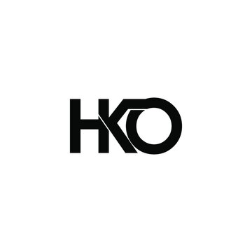 hko letter original monogram logo design