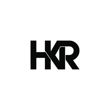 hkr letter original monogram logo design