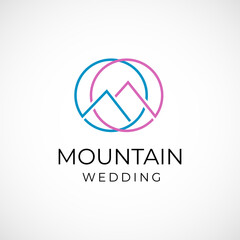 Mountain Logo design Template.