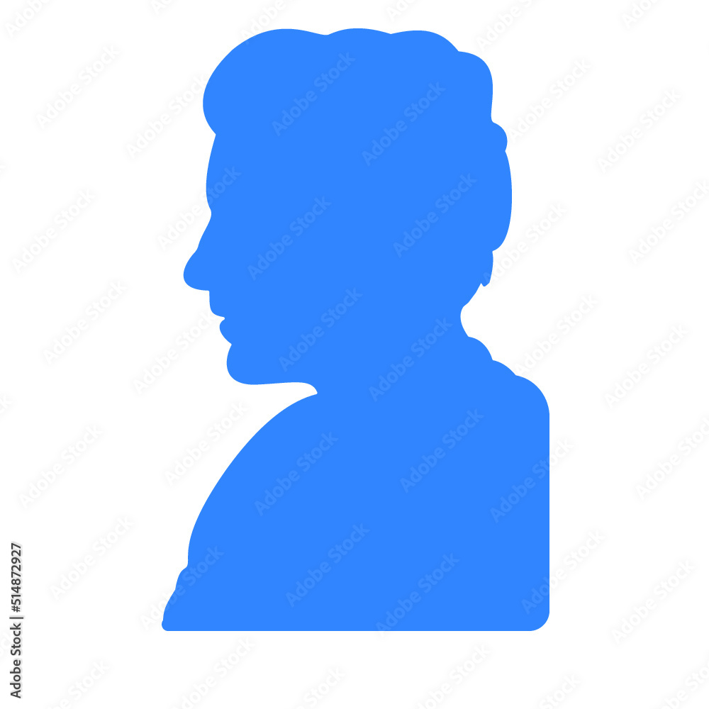 Wall mural Man, male, profile, user, account icon