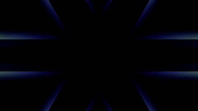 Abstract fireworks with orange light effect. Abstract energy star shape with black background. Seamless looping. Video animated background.