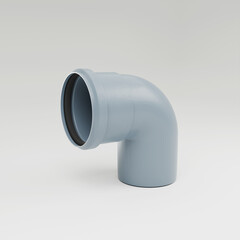 3d visualization, Polypropylene sewer pipes with noise reduction - Branch