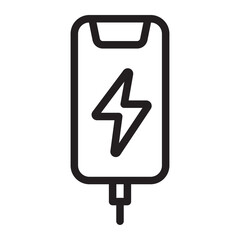 charging status line icon