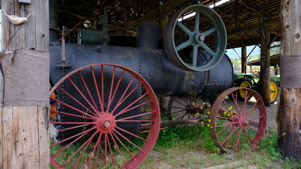 Farm scenes on a sunny day