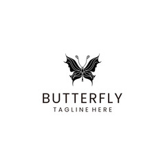 Butterfly logo design icon template