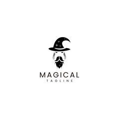 Magical logo design icon template