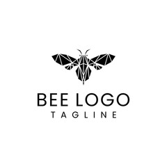 Bee logo design icon template
