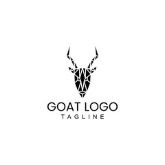 Goat logo design icon template