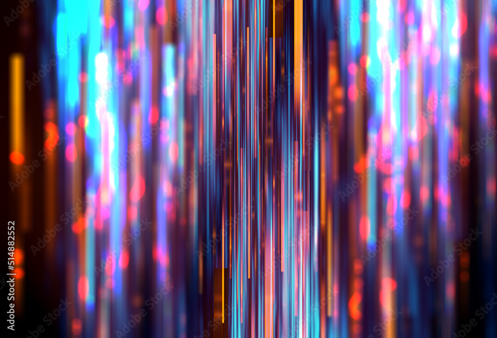 Aufkleber light speed streak geometric  shape abstract technology background