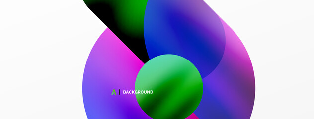 Digital web futuristic template. Circle composition abstract background. Vector Illustration For Wallpaper, Banner, Background, Card, Book Illustration, landing page