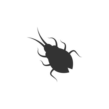 Bug icon logo template