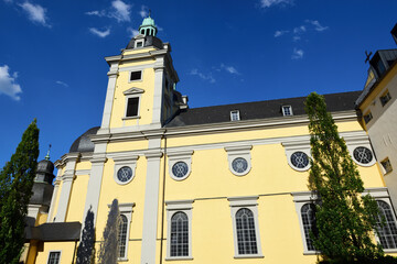 st andreas kirche in düsseldorfer altstadt, deutschland 