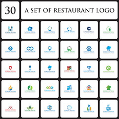 restaurant logo , food logo vector